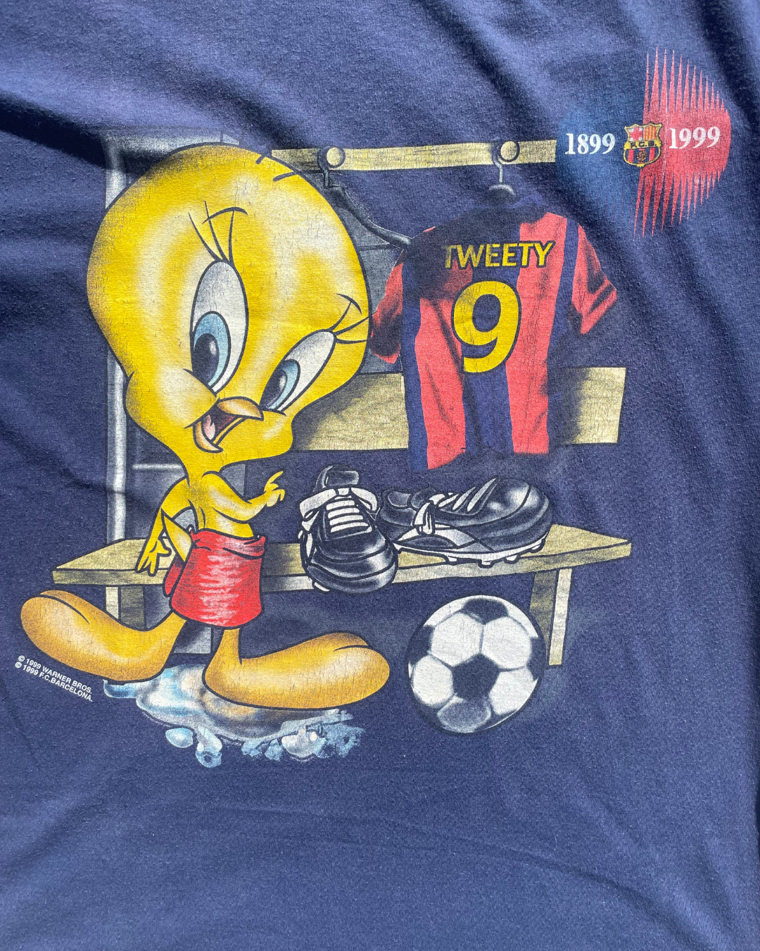 1999s FC Barcellona Looney Tunes Tee