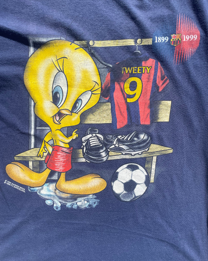 1999s FC Barcellona Looney Tunes Tee