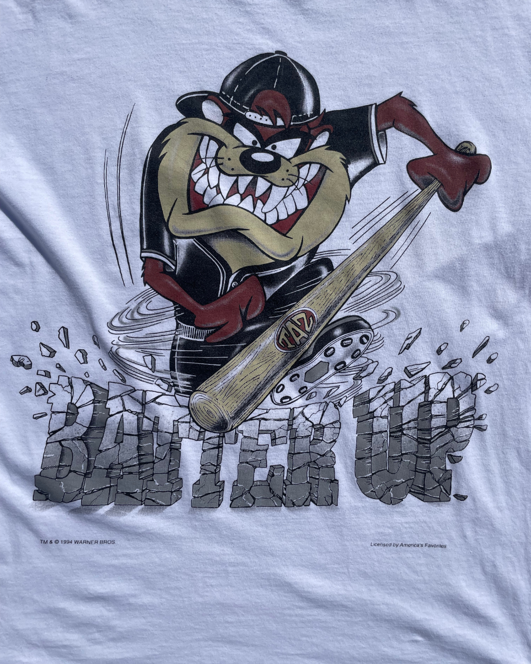 1994s Taz Tasmanian Baseball Tee