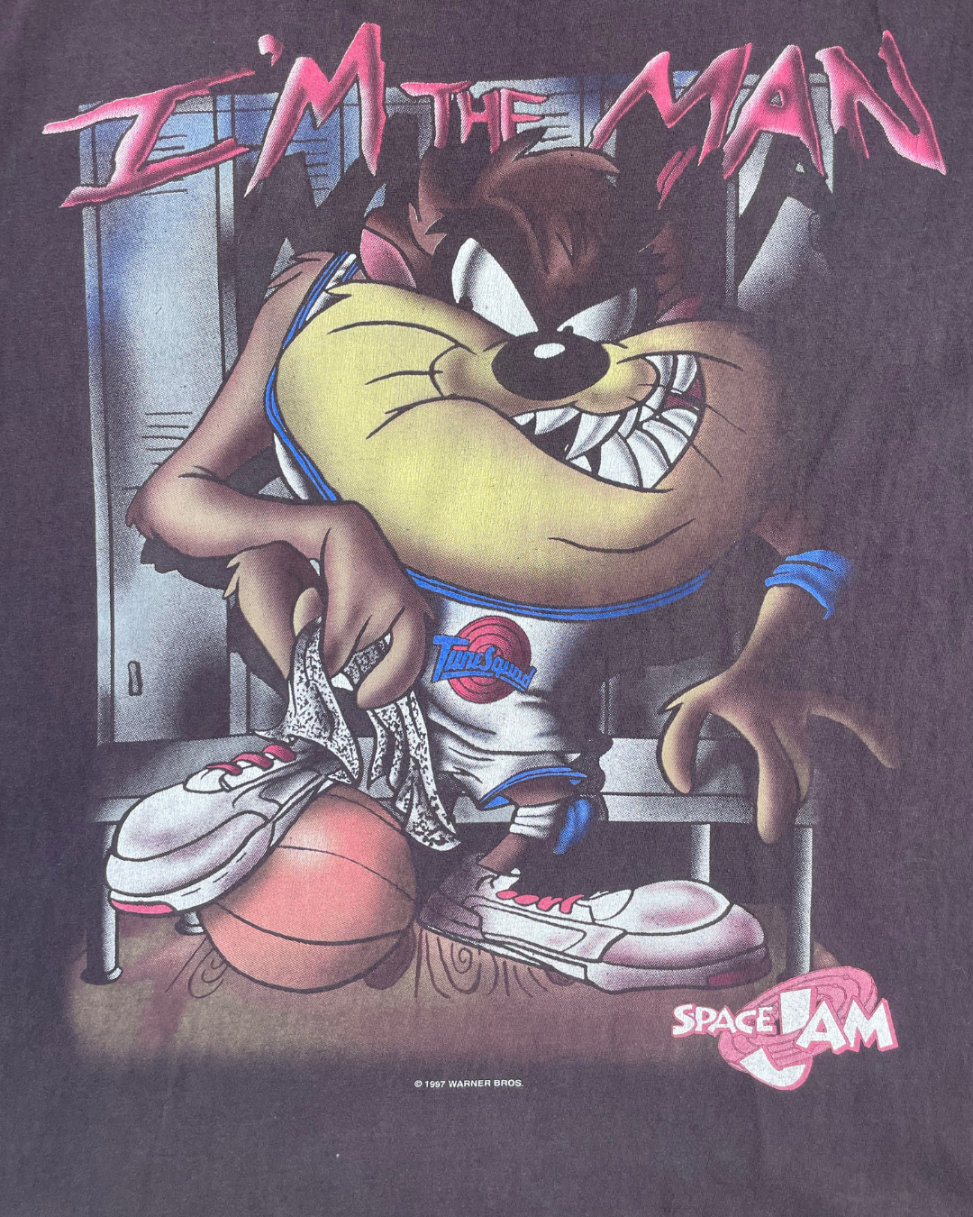 1996s Space Jam Taz Tasmanian Tee