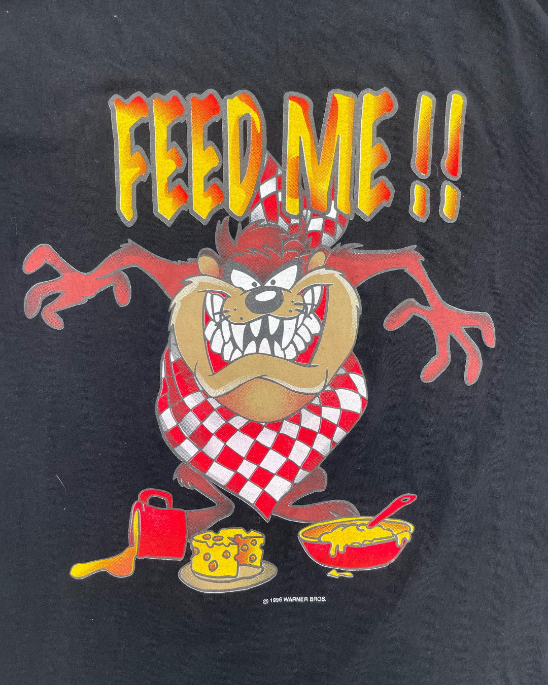 1996s Taz Tasmanian Feed Me Tee