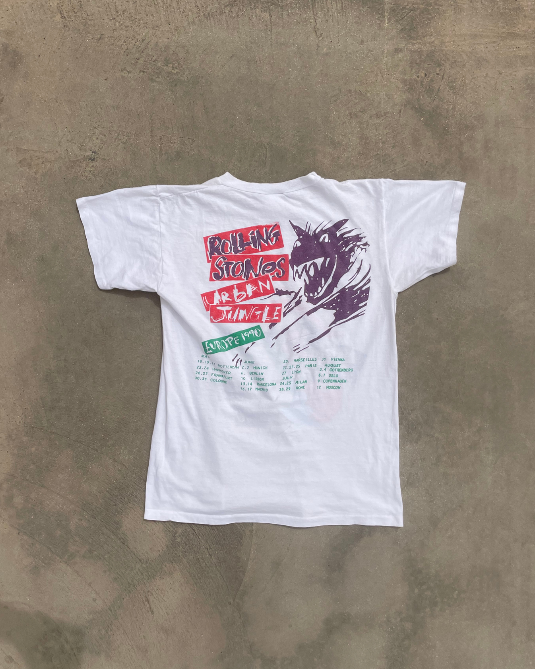 1990s Rolling Stones Urban Jungle Tour Tee